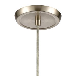 Ebbtide 6'' Wide 1-Light Mini Pendant - Satin Nickel 4