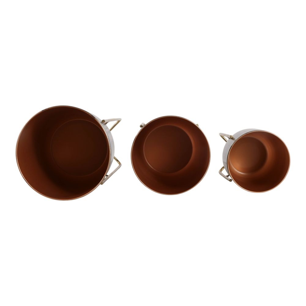 SKYECROSS SET OF 3 BRONZE PLANTER 27 (IN)