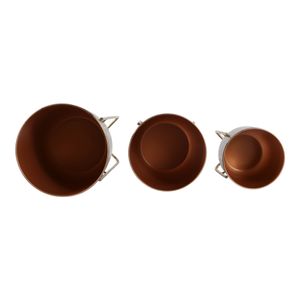 SKYECROSS SET OF 3 BRONZE PLANTER 27 (IN) 9