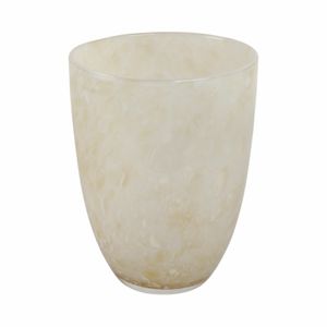 GORTONMOOR IVORY GLASS VASE 9 (IN) 5