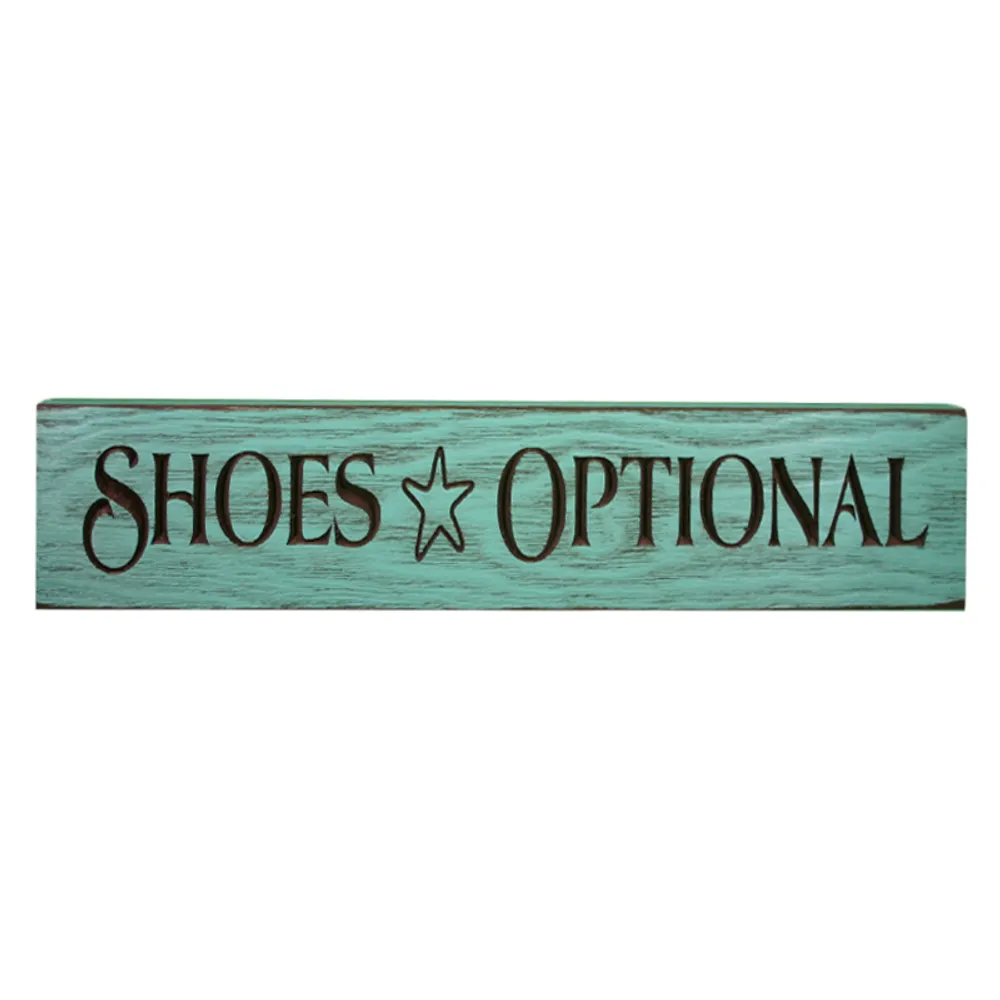 24" USA SHOES OPTIONAL ROUTED BARNWOOD S