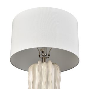 Genesee 27.5'' High 1-Light Table Lamp - White Glazed 5