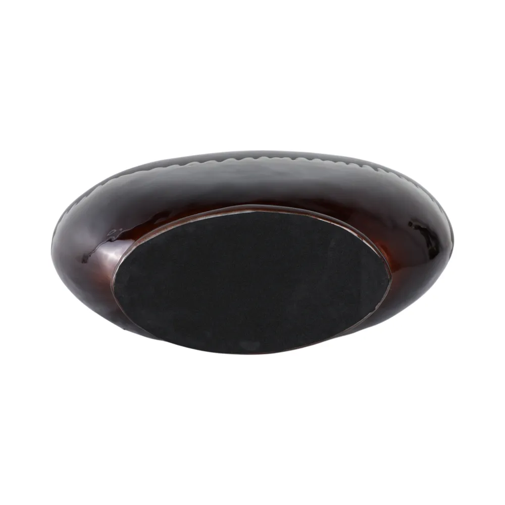 ELMONTGROVE BLACK GLASS VASE 20 (IN)