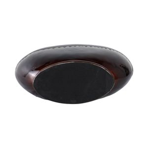 ELMONTGROVE BLACK GLASS VASE 20 (IN) 8
