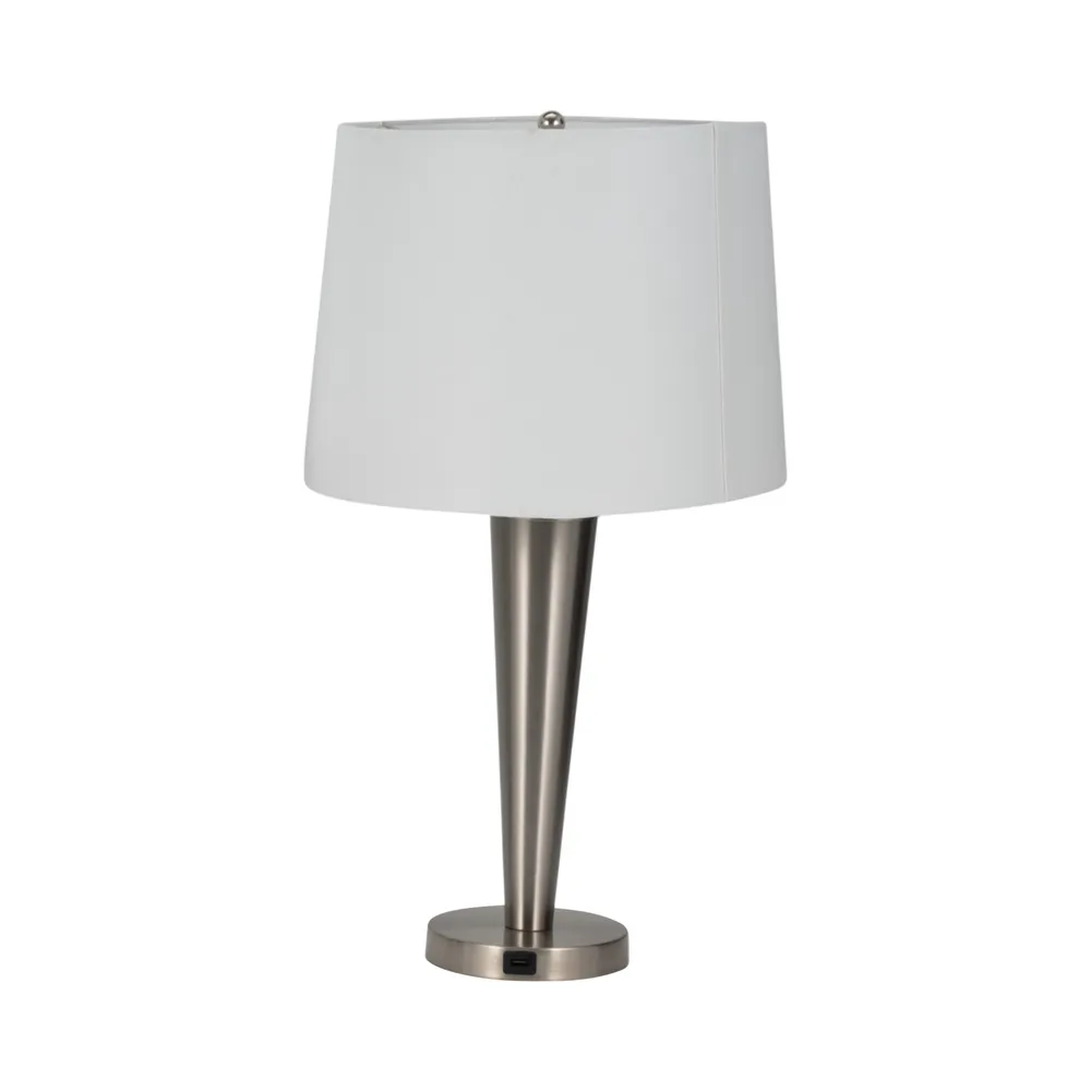 GROVERWIND SET OF 2 SILVER LAMPS 25 (IN)