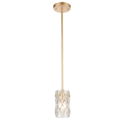 Jenning 4″ Wide 1-Light Mini Pendant - Parisian Gold Leaf