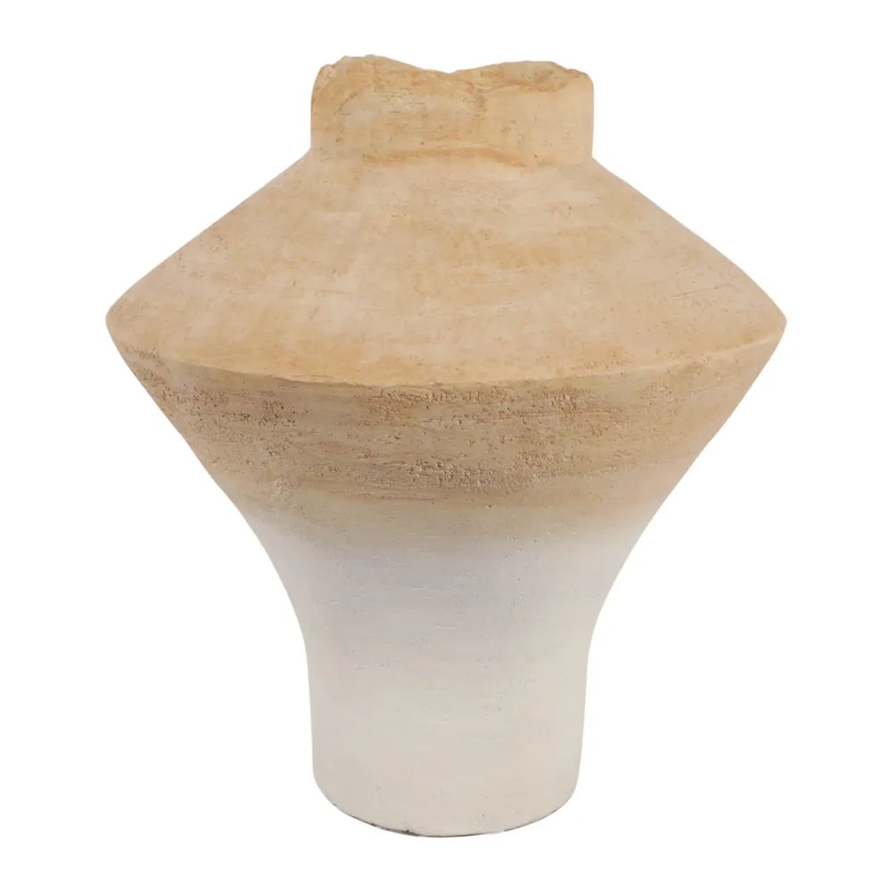 ELDERSHAW WHITE VASE 18 (IN)