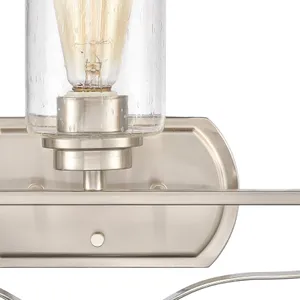 Market Square 20'' Wide 3-Light Vanity Light - Brushed Nickel 4