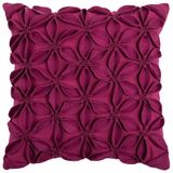 Burroughs Appliqued Cotton Throw Pillow 3
