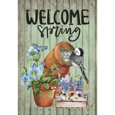 Blue Bird Garden Flag 12in by 18in