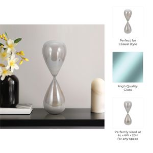 JULIANOAK GRAY HOURGLASS 20 (IN) 10