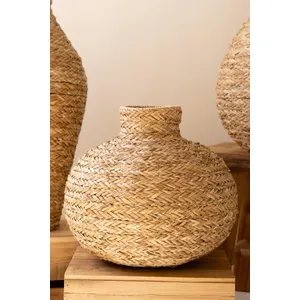 Set of 3 Natural Seagrass Vessels 3