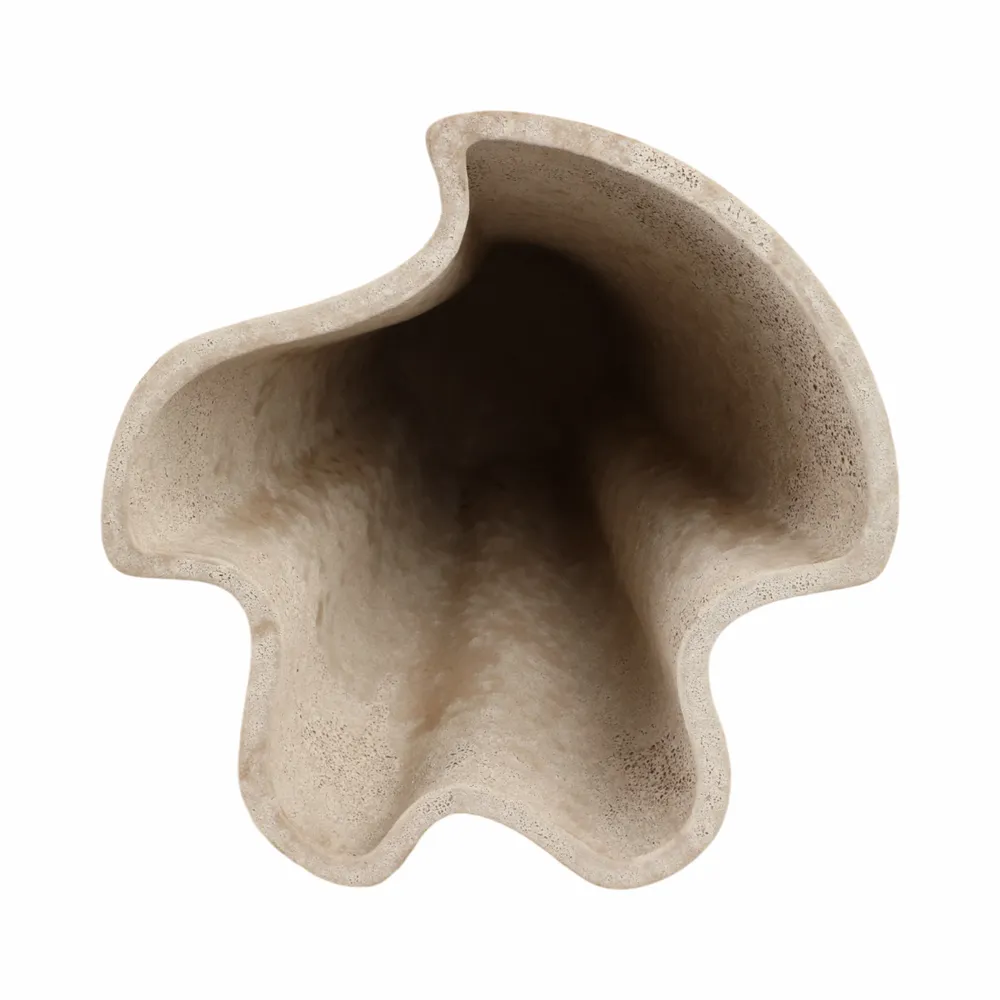 ENSLEYMILL TAUPE VASE 14 (IN)