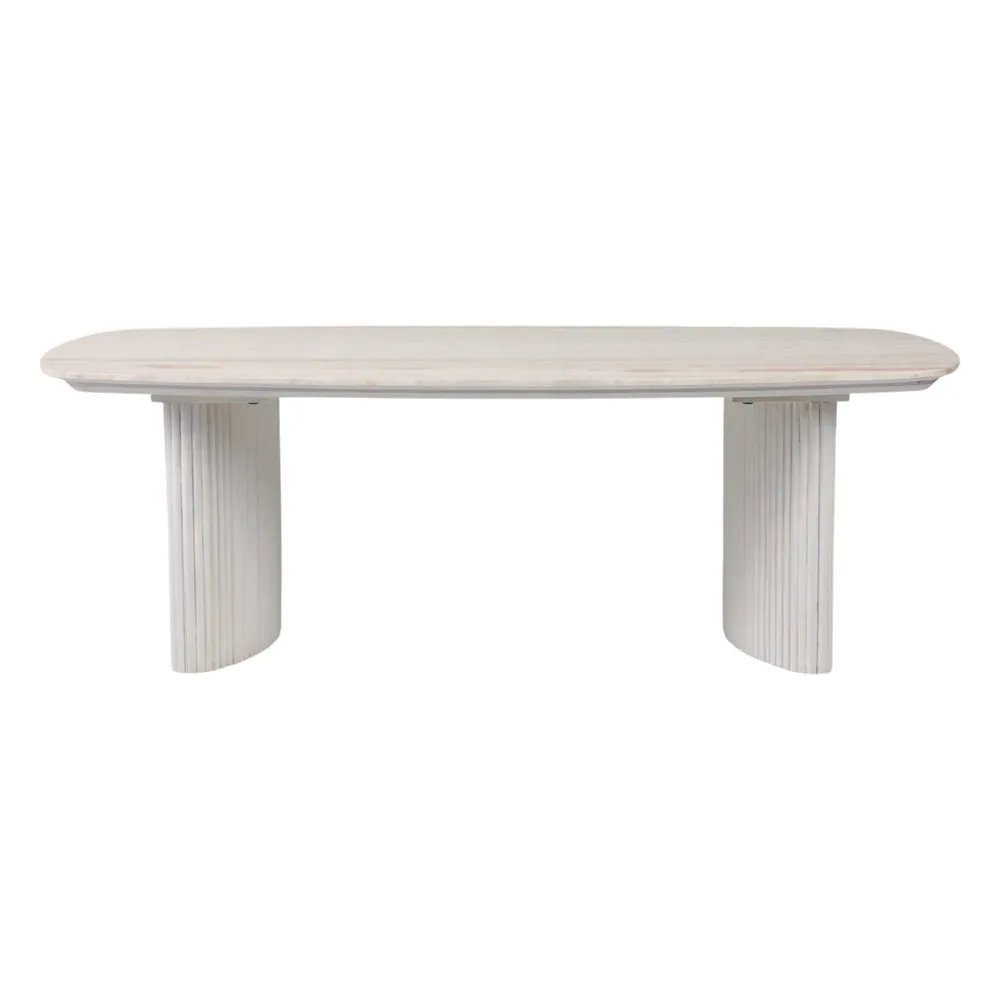 BERGENWELL IVORY COFFEE TABLE 17 (IN)
