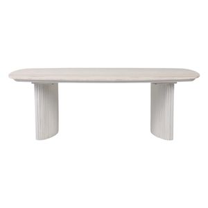 BERGENWELL IVORY COFFEE TABLE 17 (IN) 5