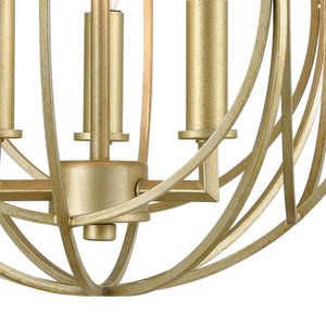 Loughton 14'' Wide 3-Light Chandelier - Golden Silver 3
