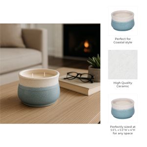 BENNETSTONE MOCO BAMBOO CANDLE 4 (IN) 10