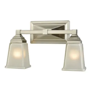Sinclair 15'' Wide 2-Light Vanity Light - Brushed Nickel 1