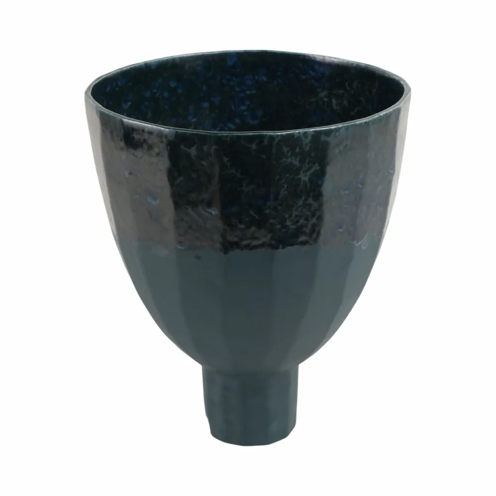 LUCASLAKE BLUE VASE 14 (IN)