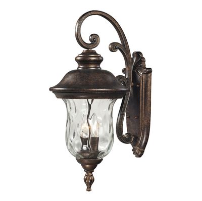 Lafayette 27″ High 3-Light Outdoor Sconce - Regal Bronze