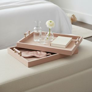 NELSONGATE SET OF 2 TAN TRAY 3 (IN) 10