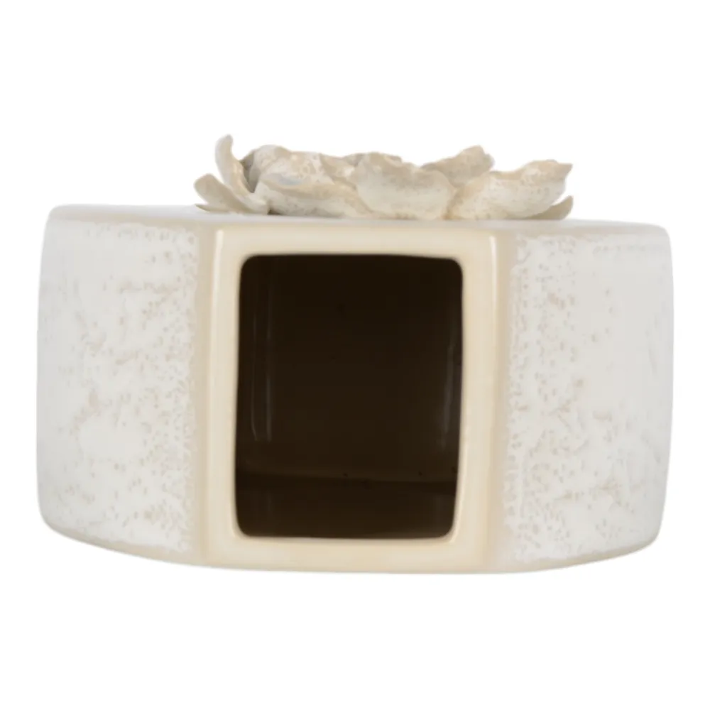 HAYESTON WHITE VASE 18 (IN)