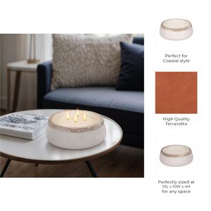 DUNEHAVEN IVORY CANDLE 4 (IN) 10