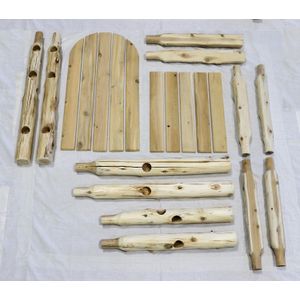 Voyageur Adirondack Chair - Unfinished/Unassembled 6