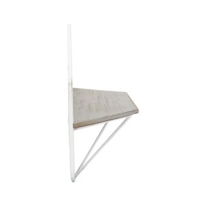 IRVINGMILL SET OF 2 WHITE WALL SHELF 17 (IN) 6