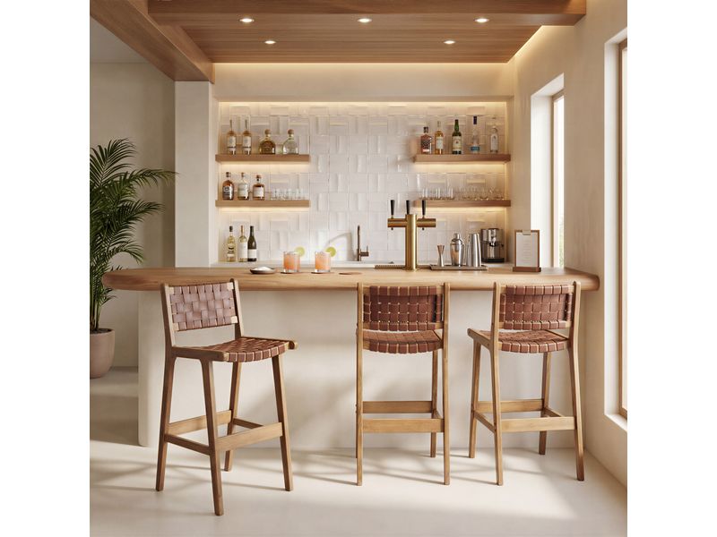 Feder Barstool Brown 9