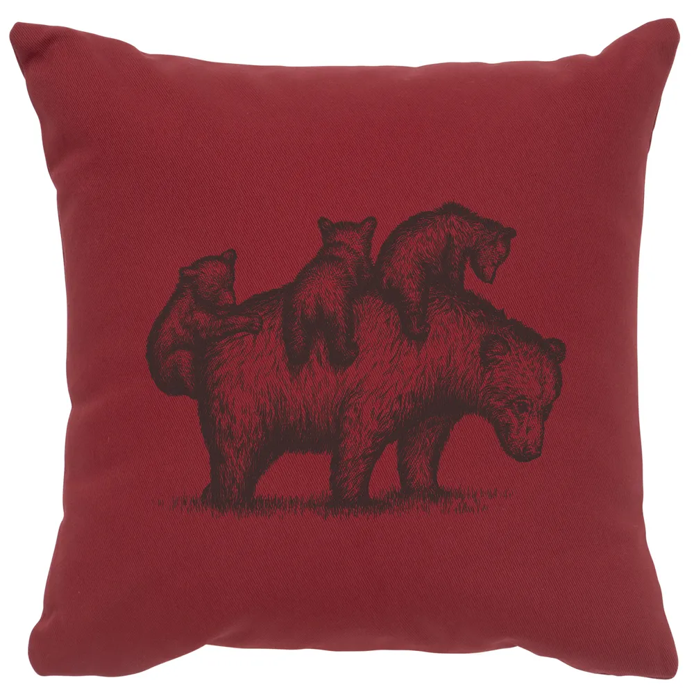 Image Pillow - Mama Bear - Cotton Brick