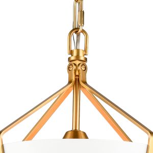 Marin 10.5'' Wide 1-Light Mini Pendant - Satin Brass 3