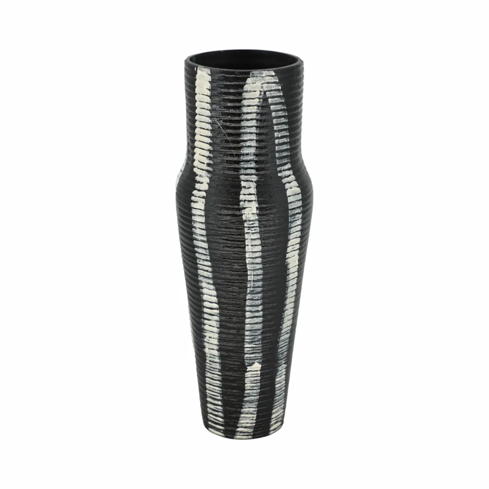 SAGEVALE GRAY VASE 12 (IN)