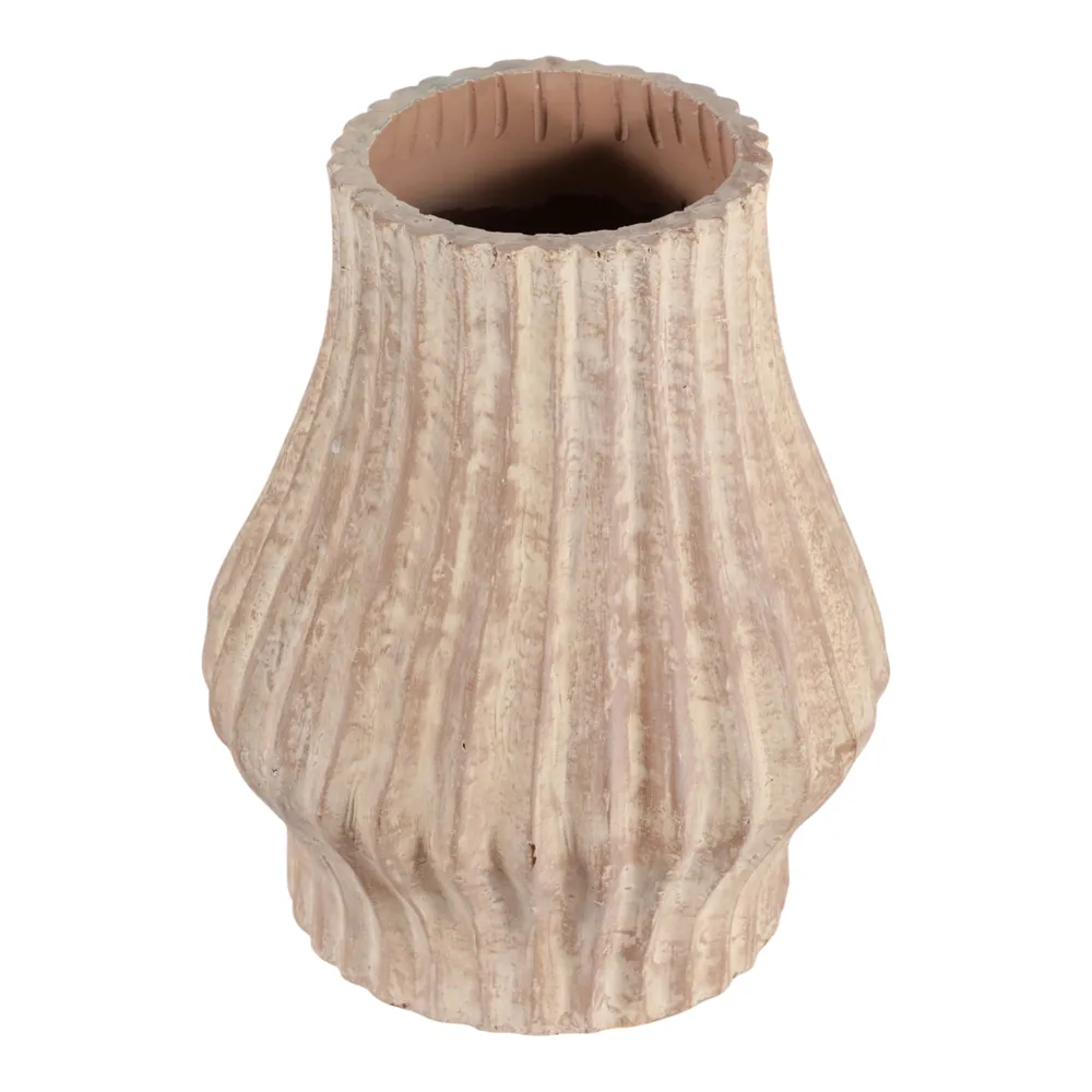 FALTONLAKE BROWN VASE 16 (IN)