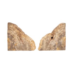 GORDENWELL SET OF 2 BROWN BOOKENDS 6 (IN) 6