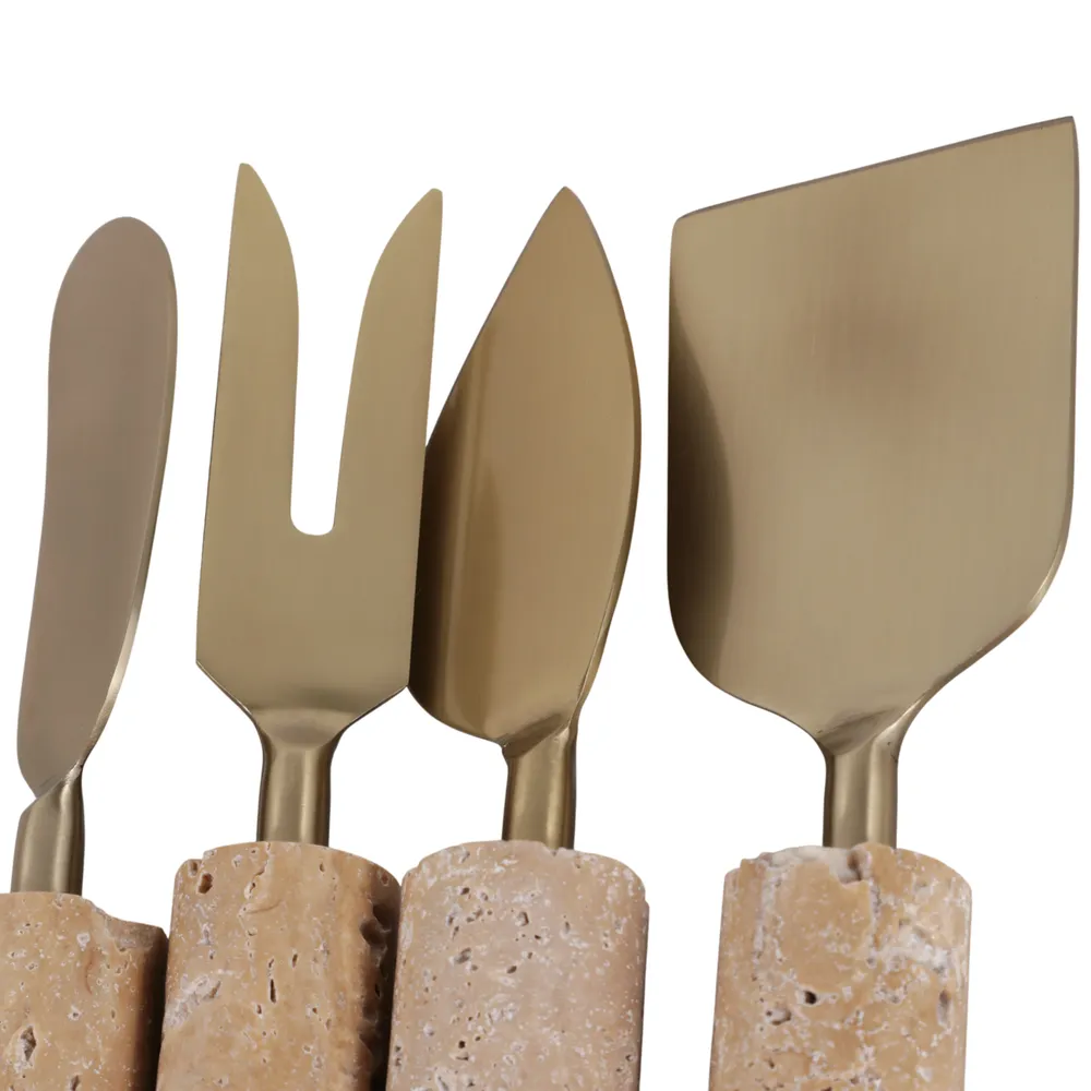 BARCLAYPARK SET OF 4 TAN SERVEWARE 8 (IN)