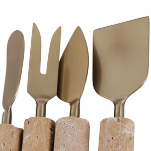 BARCLAYPARK SET OF 4 TAN SERVEWARE 8 (IN) 8