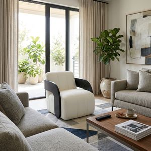 COLTONMOOR GRAY CHAIR 32 (IN) 12