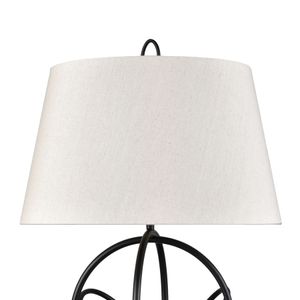 Morely 26'' High 1-Light Table Lamp - Matte Black 2