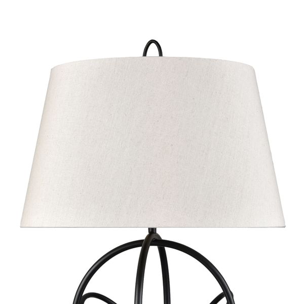 Morely 26'' High 1-Light Table Lamp - Matte Black