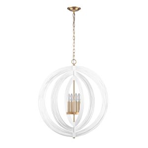 Orme 27'' Wide 4-Light Chandelier - White 2