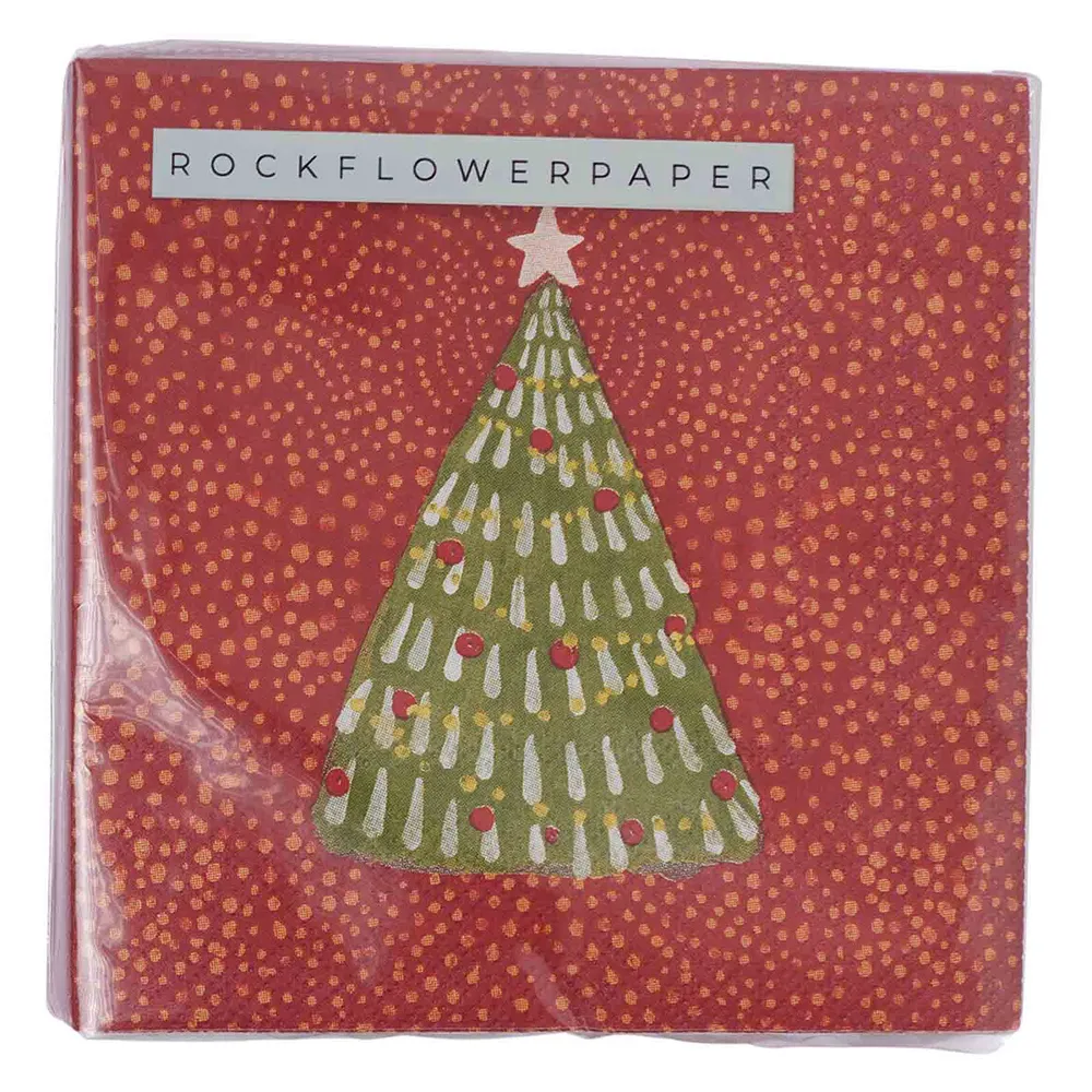 Filigree Trees Paper Cocktail Napkins (Pack of 25)
