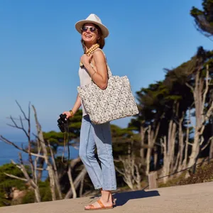 Palm Bunch Little Shopper Canvas Tote Bag 6