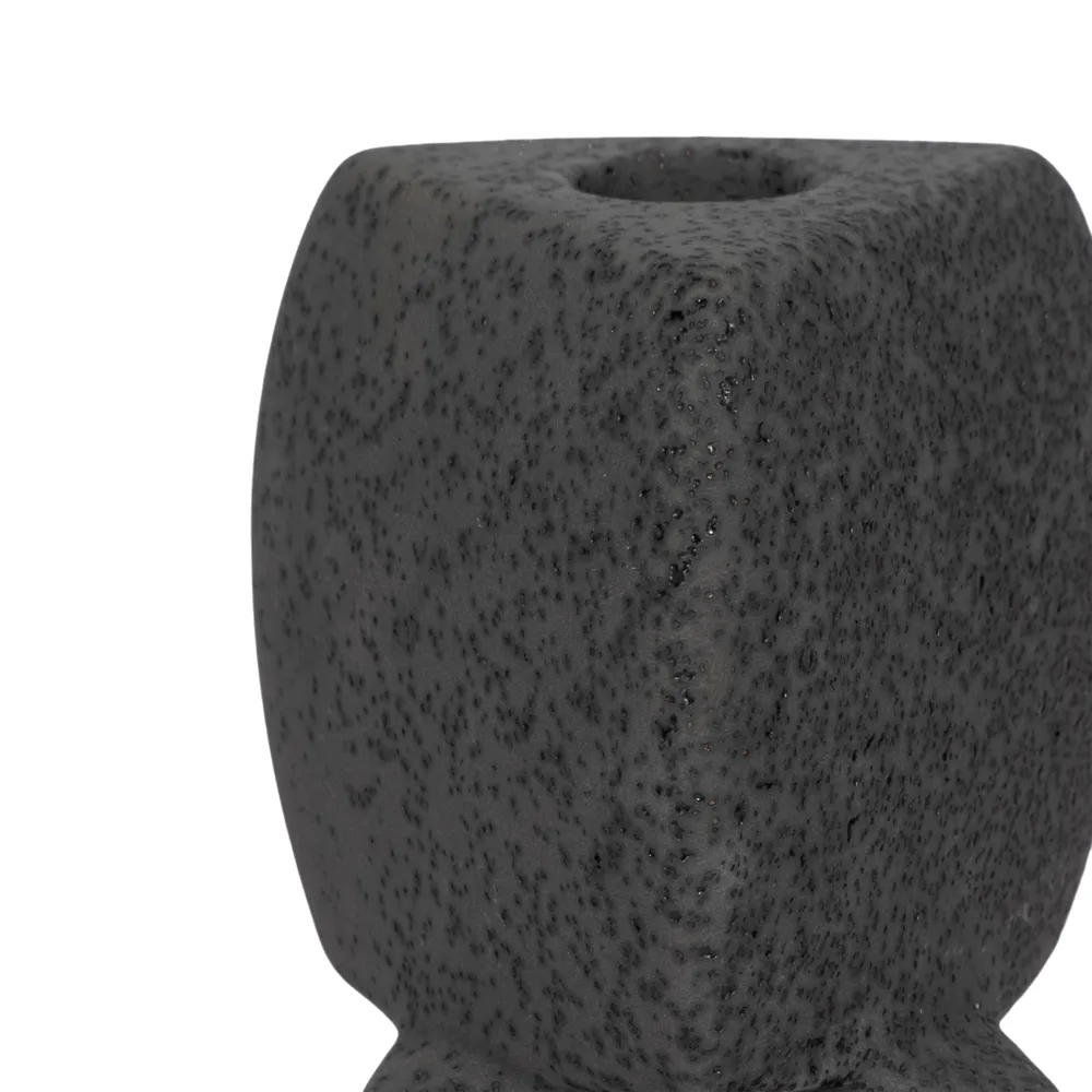 ENNISVALE BLACK CANDLE HOLDER 12 (IN)