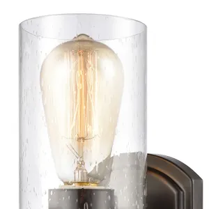 Market Square 12'' High 1-Light Vanity Light - Oil Rubbed Bronze 3
