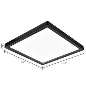Titan 8'' Wide Integrated LED Down Light - Square Oil Rubbed Bronze 2