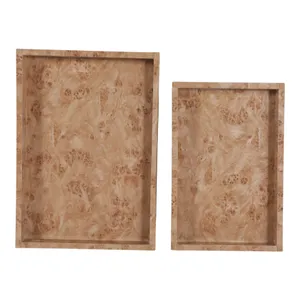 CANTONCROSS SET OF 2 TAN TRAY 2 (IN) 9
