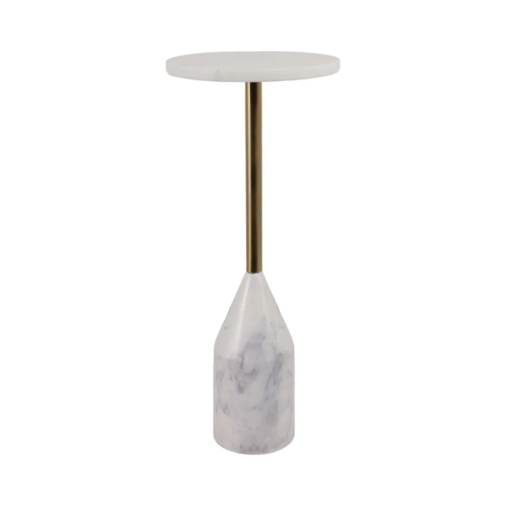 HARDWICKTON WHITE TABLE 24 (IN)
