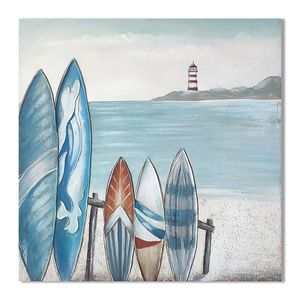 31-1/2" SURF BOARD CANVAS ART 1