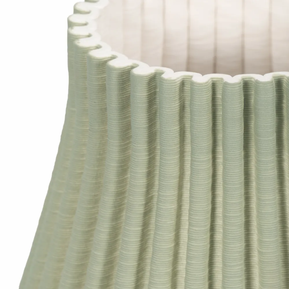 OPALBROOK GREEN VASE 9 (IN)